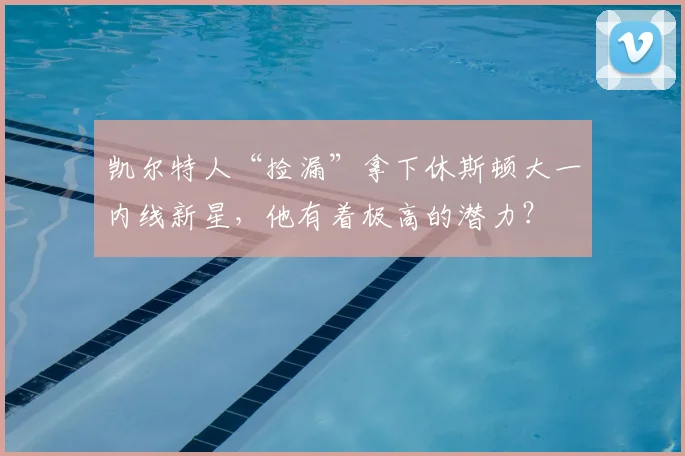 凯尔特人“捡漏”拿下休斯顿大一内线新星，他有着极高的潜力？