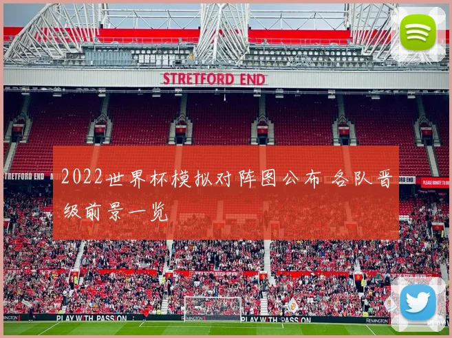 2022世界杯模拟对阵图公布 各队晋级前景一览