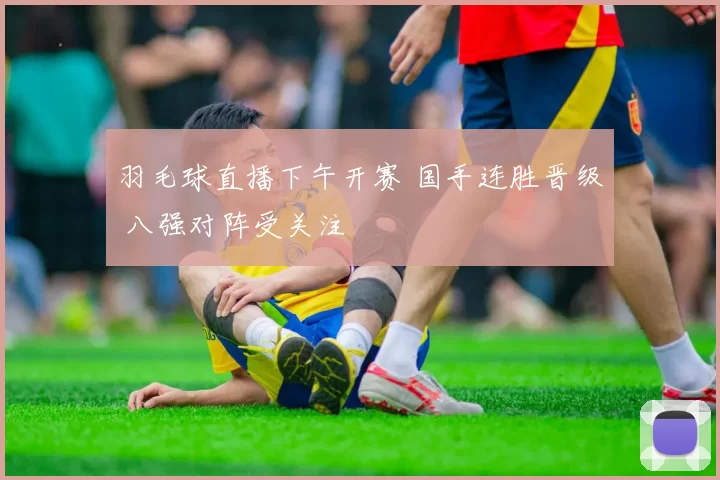 羽毛球直播下午开赛 国手连胜晋级 八强对阵受关注